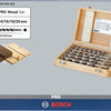 Accessori Bosch Set di trapani per tubi flessibili da 6 pezzi 10; 12; 14; 16; 18; 20 mm 235 mm 6 pezzi - 2607019322