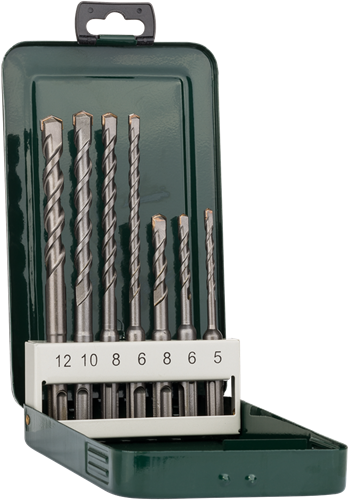 Juego de taladro percutor Bosch SDS Plus de 7 piezas - apto para todas las marcas