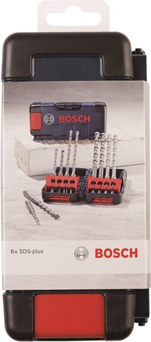 Accessori Bosch Set trapano a percussione da 8 pezzi sd plus-3 | scatola resistente - 2607019903