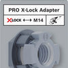 Adaptador de accesorios Bosch x-lock a m14 - 2608000855