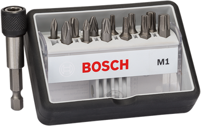 Set di punte accessori Bosch | extra duro m1 | robustezza | 13 pezzi | 2607002563 - 2607002563