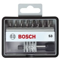 Set di punte accessori Bosch | extra duro s3 | robustezza | 9 pezzi | 2607002562 - 2607002562