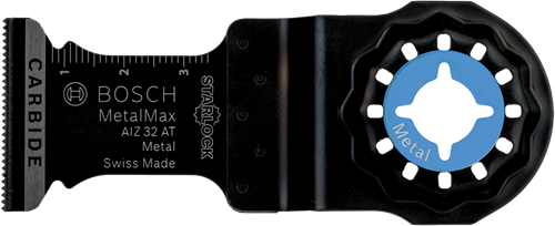 Bosch aiz 32 at carbide invalzaagblad - 32 x 50 mm - voor metaal