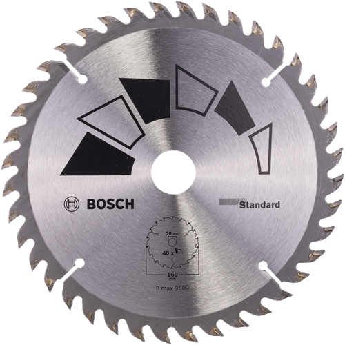 Bosch accessoires cirkelzaagblad basic 160x22x20 16,t40 - 2609256811