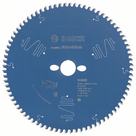 Accesorios Bosch hoja de sierra circular expert para aluminio 254x30x2,8 2x80t - 2608644112