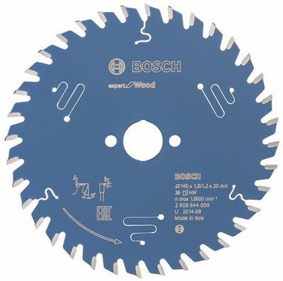 Accessori Bosch lama sega circolare expert per legno 140x20x1,8 1,3x36 t - 2608644009