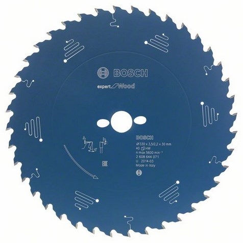 Accessori Bosch lama sega circolare expert per legno 160x20x2,2 1,6x24t - 2608644016