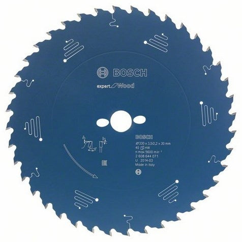 Hoja de sierra circular Bosch - madera experta - 165 x 20 x 2,6 mm - t24 - 2608644022