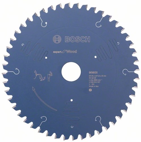 Bosch accesorios hoja de sierra circular expert para madera 216x30x2,4 1,8x48 t - 2608642497