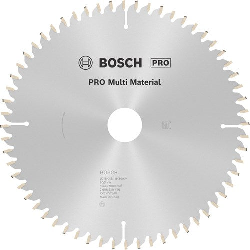 Bosch accessoires cirkzb multi k v t 216x30x2,5 60t tr-f