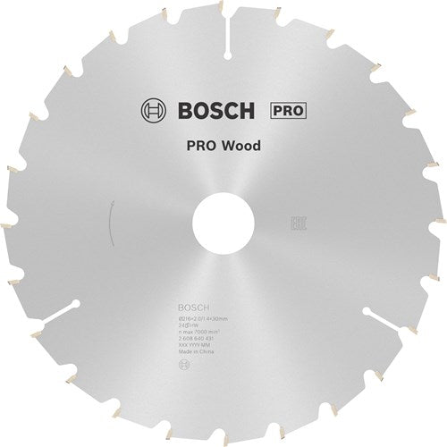 Accesorios Bosch hoja de sierra circular optiline madera | 216x30x2,0mm | 24 toneladas | 1 pieza - 2608640431