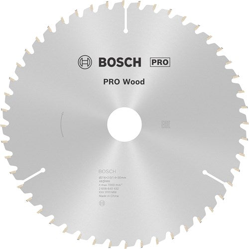 Bosch accesorios hoja de sierra circular optiline madera 216 x 30 x 2,0 mm, 48 1ud - 2608640432