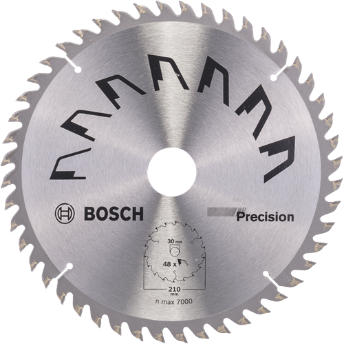 Bosch accessoires cirkelzaagblad precision 210x2x30 -,t48 - 2609256873