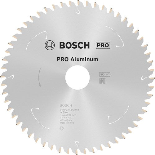 Bosch accessoires cirkelzaagblad st aluminium 190x30x2 1.5x56t - 2608837771