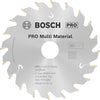 Accessori Bosch lama per sega circolare st multi matt 85x15x1,5 1,0x30t - 2608837752