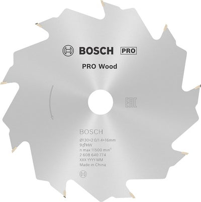 Bosch accessoires cirkelzaagblad standard for wood speed 130 x 16 x 2,2 mm, 9 1st - 2608640774