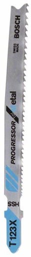 Accessori Bosch lama per seghetto alternativo t 123 xf progressor per metallo 3pz - 2608638472