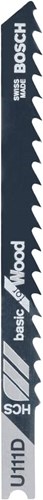 Bosch accessories jigsaw blade u 111 d basic for wood 3pcs - 2608637559