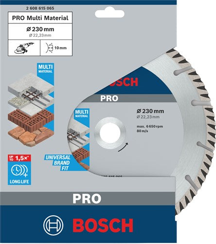 Accessori Bosch Disco da taglio diamantato standard per universale 230 mm - 2608615065