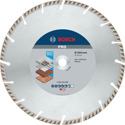 Accessori Bosch Disco da taglio diamantato | standard per universale | 300x20 - 2608615068
