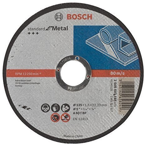 Bosch Prof. Snacking plato de metal recto 125 mm