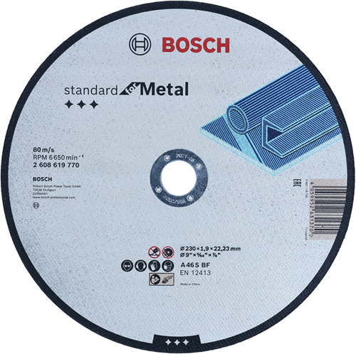 Bosch accessoires doorslijpschijf standard metal 230x1.9x22.23 - 2608619770