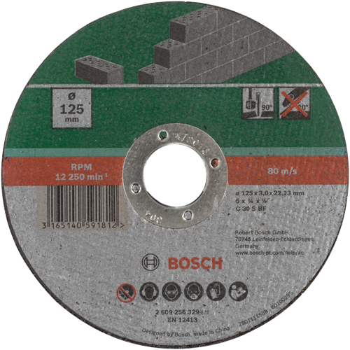 Accesorios Bosch disco de corte para piedra, 125 x2,5 recto - 2609256329