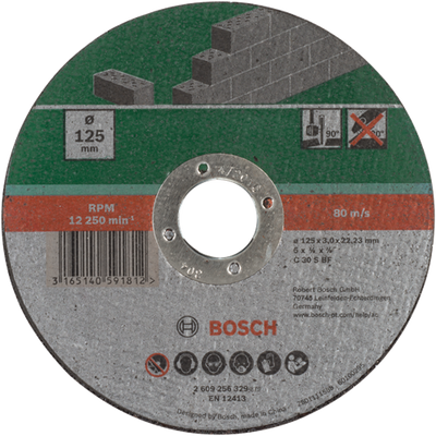 Accesorios Bosch disco de corte para piedra, 125 x2,5 recto - 2609256329