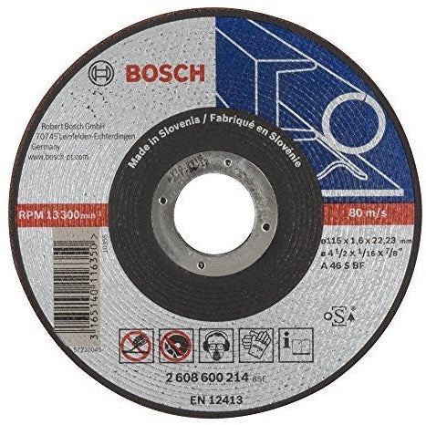 Accessori Bosch dischi da taglio | metallo | 115x1,6| 2608600214 - 2608600214