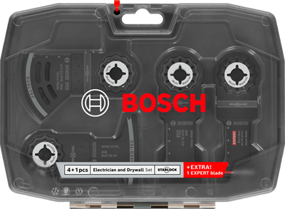 Accesorios Bosch juego de hojas de sierra para electricista y paneles de yeso | 5 piezas - 2608669095