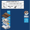 Bosch Accessories Expert Set da 9 fogli abrasivi Web W480 115 x 140 mm, 3x G120; 3xg180, 2xg240; 1x g320 (in linea) - 2608902432