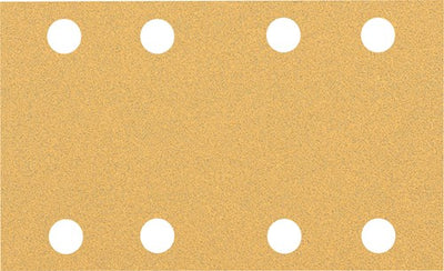 Bosch accessoires bosch accessories 2608901662 schuurpapier voor vlakschuurmachine korrelgrootte 80 (l x b) 133 mm x 80 mm 50 stuk(s)