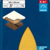 Carta vetrata Bosch Accessories Expert C470 per levigatrici a delta 100 x 150 mm, K240 10 pezzi - 1 pezzo(i) - 2608901119