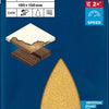Carta vetrata Bosch Accessories Expert C470 per levigatrici a delta 100 x 150 mm, K60 10 pezzi - 1 pezzo(i) - 2608901115