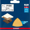 Carta vetrata Bosch Accessories Expert C470 per levigatrici a delta 93 mm, K100 5 pezzi - 2608900826