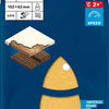 Bosch accessoires expert c470 schuurpapier voor multischuurmachines 102 x 62 mm, 93 mm, k120 10-delig - 5 stuk(s) - 2608900888