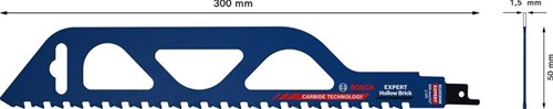 Bosch accesorios experto 'ladrillo hueco' s 1243 hm hoja de sierra alternativa 1 pieza - 1 pieza(s) - 2608900417