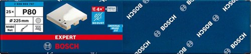 Bosch Accessories Expert M480 2608900707 rete abrasiva per levigatrice per pareti e soffitti non perforata grana (num