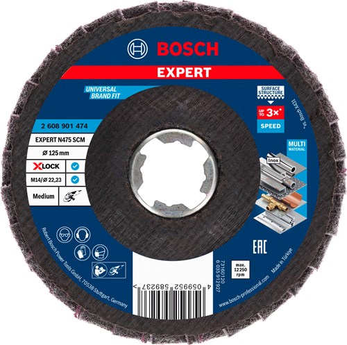Bosch accessoires bosch accessories 2608901474 lamellenschijf boordiameter 125 mm 1 stuk(s)