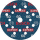Bosch accessoires expert schuurschijf o780 met film onderlaag, 125 mm, g60, 6x - 2608902399