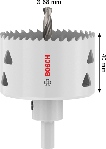 Bosch Accessories Expert sierra perforadora para chapa con eje | 68x40mm - 2608594525