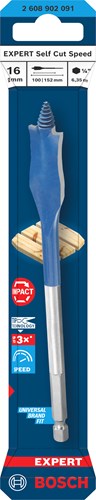 Accesorios Bosch taladro de velocidad experto velocidad de corte automático | eje hexagonal | 16 x 152 mm - 2608902091