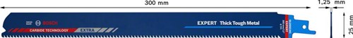 Lama per sega alternativa Bosch Accessories Expert 'thick hard metal' 1255 chc 10 pezzi - 1 pezzo(i) - 2608900372