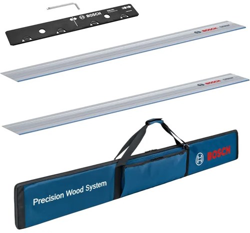 Bosch accessoires bosch professional geleiderailset 2x fsn 1400 + fsn vel in fsn bag - 0615990m8z