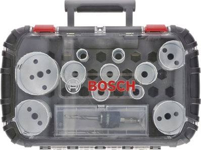 Set di seghe a tazza Bosch accessori per legno e metallo | 14 pezzi - di cui 60 68 76 mm - 2608594193