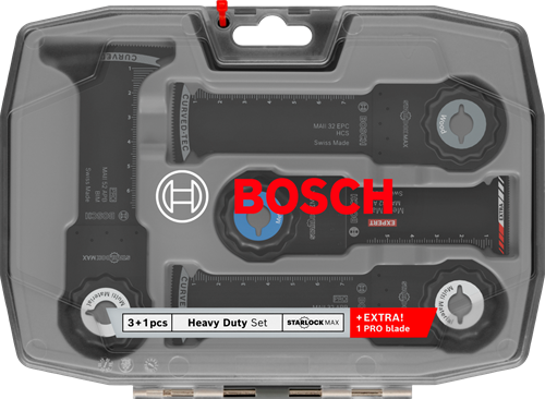 Set di lame per sega Ty Bosch Accessories Heavy Du | 4 pezzi - 2608669094