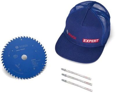 Juego de accesorios para carpintería Bosch | + gorra - 061599765p