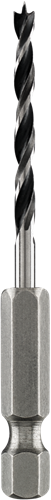 Bosch accesorios broca helicoidal para madera hexagonal 3 mm - 2609255147