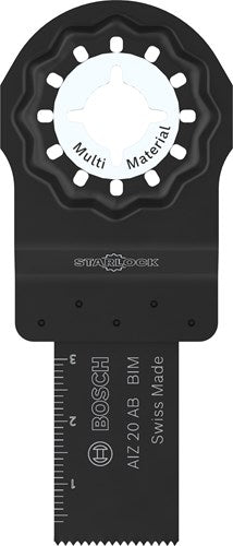 Accessori Bosch lama per sega multimateriale aiz 20 ab | stella | 20x30 mm | 5 pezzi - 2608669252