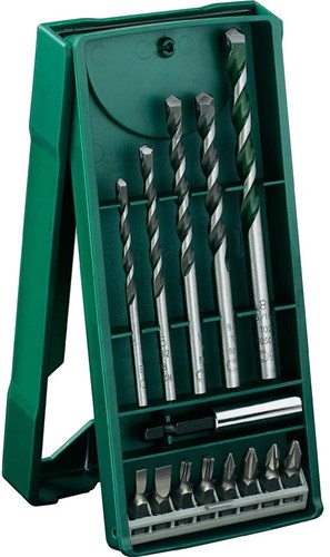 Bosch accessoires bosch x-line borenset - 14-delig - voor hout, metaal en steen